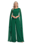 ChicSew Scoop Cape Sleeves Jumpsuit Fancy Mother of the Bride Dresses