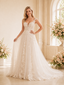 ChicSew Beautiful V-Neck A-Line Lace Tulle Maxi Wedding Dresses Online