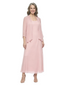ChicSew Scoop Long Sleeve Chiffon Jacket A-Line Mother Of The Bride And Groom Dresses
