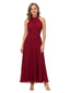 ChicSew High Neck Chiffon A-Line Ankle-Length Mother Of The Groom Dress