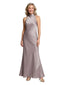Chic Halter Sleeveless Satin Mother of The Groom Dress Floor-Length Mermaid Gown