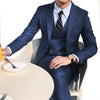 Casual Men's 3 Pieces Mens Suit Regular Fit Notch Lapel Tuxedos (Blazer+vest+Pants) CN440