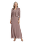ChicSew Classy Chiffon A-Line Formal Mother Of The Bride Gowns With Lace Long Sleeve Jacket