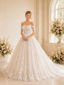 ChicSew Romantic Off The Shoulder Lace Tulle A-Line Maxi Long Wedding Dresses