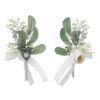 Mori Wrist Flower Wedding Corsage Creative Fresh White Wrist Flower Suit, CG6658