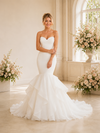 ChicSew Classic Sweetheart Sleeveless Mermaid Crepe Floor-Length Wedding Dresses