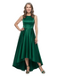 ChicSew Round Neck Sleeveless A-Line Satin Mother Of The Groom Evening Gowns