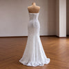 ChicSew Luxurious Beaded Ball Gown Wedding Dress With Overskirt