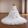 ChicSew Luxurious Beaded Ball Gown Wedding Dress With Overskirt