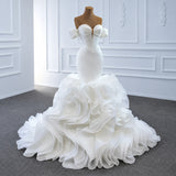ChicSew Sparkly Mermaid Sweetheart Ball Gown Wedding Dress