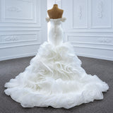 ChicSew Sparkly Mermaid Sweetheart Ball Gown Wedding Dress