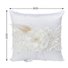 Satin And Linen Fabric Wedding Ring pillow Creative Lace Ring Box Small Portable, BS&KFS