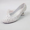 Women's Wedding Shoes Decorative Heel Wedding Heels Bridal Shoes With Beading WS0014