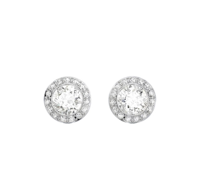 Roman Crystal Inlaid Round Cut Dazzling Charm Earrings