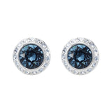 Roman Crystal Inlaid Round Cut Dazzling Charm Earrings
