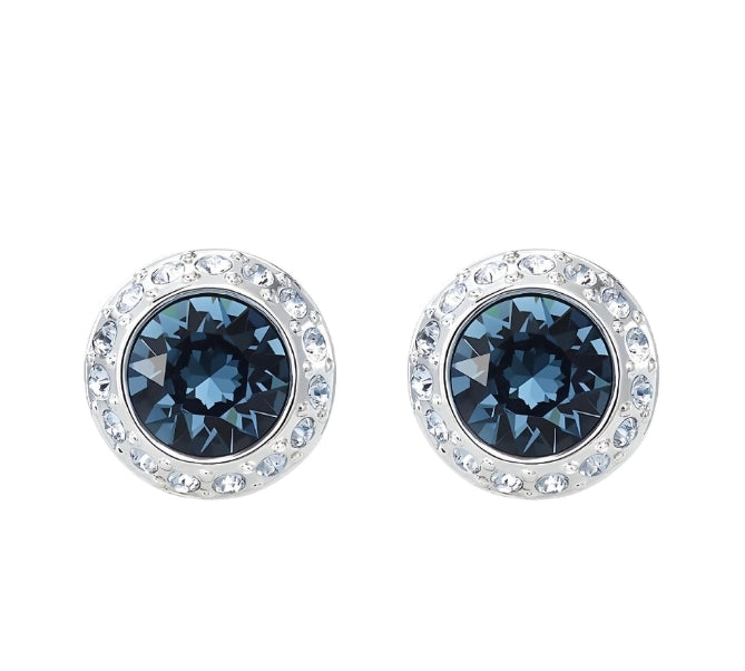 Roman Crystal Inlaid Round Cut Dazzling Charm Earrings