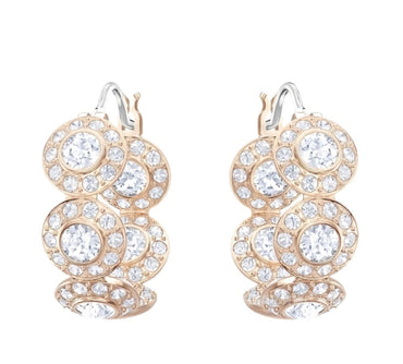 Roman Crystal Inlaid Round Cut Dazzling Charm Earrings CN19