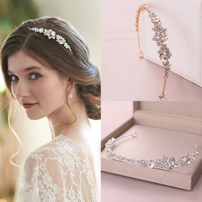 New Selling Rhinestones Hairband Crown Wedding Dress Accessories CN25