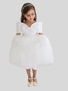 Flower Girl Dresses Weddings Princess Tulle Appliqued Sash Kids Girls 'Pageant Gowns First Holy Communion Dresses