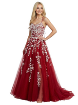 ChicSew Beautiful A line Lace Long Party Prom Dresses For Graduation