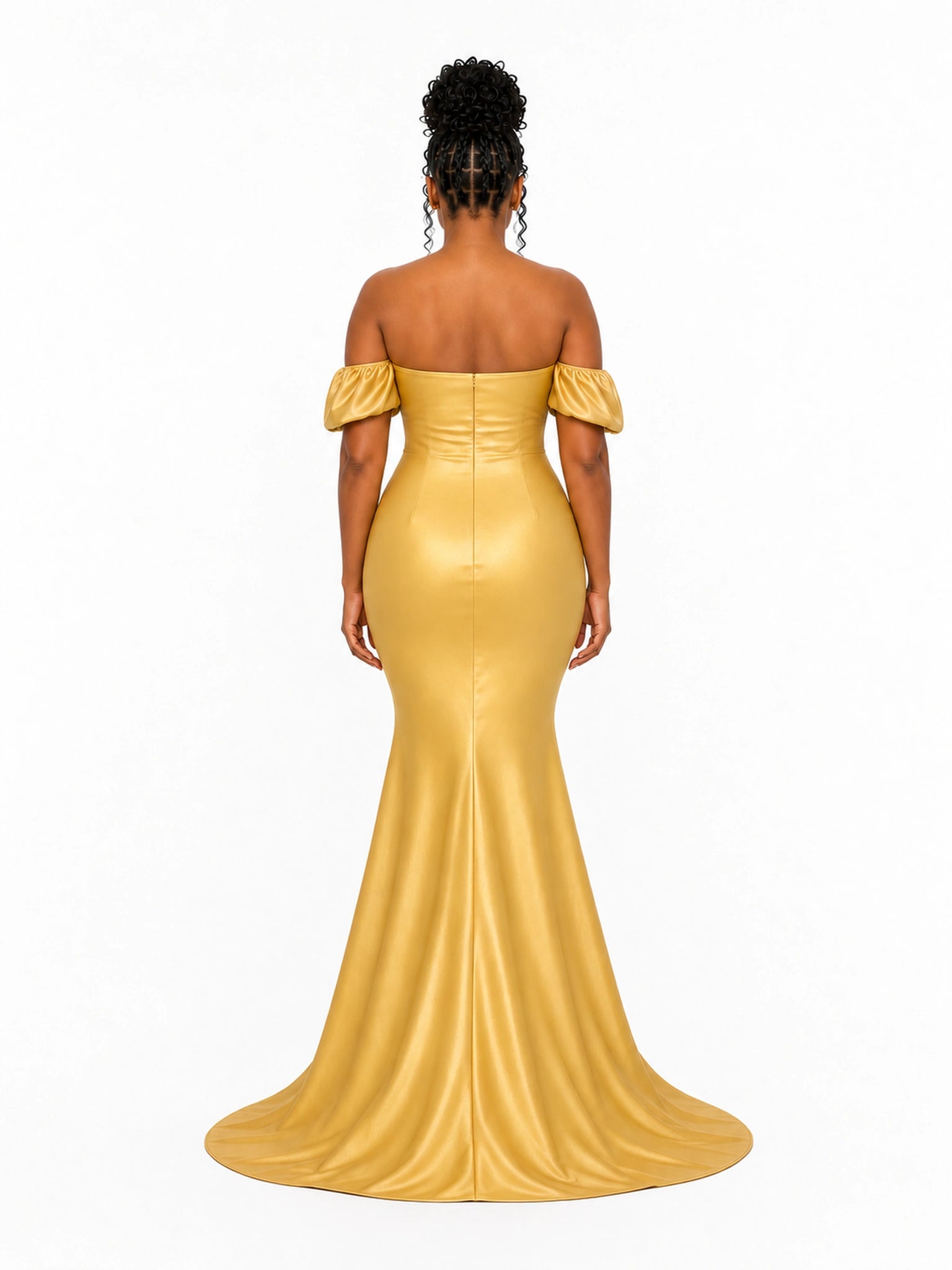 ChicSew Sexy Off Shoulder Soft Satin Mermaid Floor-Length Bridesmaid Dresses