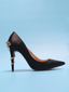 Women Satin Formal Pointed Toe Pumps High Heel Sexy Stilettos Slip On Office Cute Evening Dress Shoes