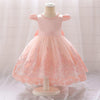 New Princess Lovely Flower Girl Dresses For Weddings Litter Girls Pageant Dress Kids Baby Communion Gowns