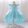 New Princess Lovely Flower Girl Dresses For Weddings Litter Girls Pageant Dress Kids Baby Communion Gowns