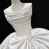 ChicSew Beading Satin Ball Gown Wedding Dress