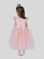 Girls Birthday Dress Flower Girl Dress Communion Gowns Princess Queen Birthday Party Dress for Cute Little Girl