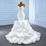 ChicSew Sparkly Mermaid Sweetheart Ball Gown Wedding Dress