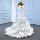ChicSew Sparkly Mermaid Sweetheart Ball Gown Wedding Dress