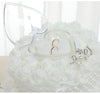 Pearl And Rose Accessories Wedding Ring Pillow Lace Creative Cake Shape Wedding Ring Box, 5904