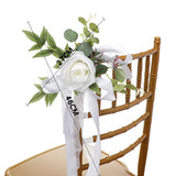 European Outdoor Forest Artificial Flowers Decoration Wedding Party Decorative Chair Back Flowers, CF17019