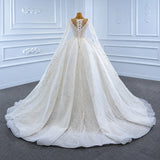 ChicSew Luxurious A-Line Illusion Ball Gown Wedding Dress