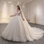 ChicSew Luxurious A-Line Illusion Ball Gown Wedding Dress