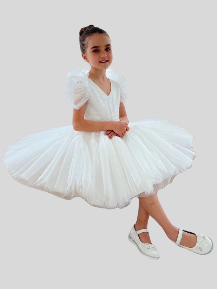 pretty birthday dresses Pretty Princess Ball Gown Flower Girl Dresses Pageant Dress Fluffy Tul