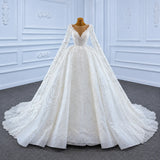 ChicSew Luxurious A-Line Illusion Ball Gown Wedding Dress
