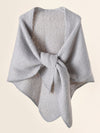 Faux Cashmere Sleeveless Casual Wedding Shawl