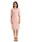 Elegant Lace Half Sleeves Knee Length Short Mother of The Groom Dresses