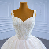ChicSew Luxurious A-Line Sequined Ball Gown Wedding Dress