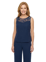 ChicSew Elegant Chiffon 3/4 Sleeves Pant Suit For Mother Of The Bride With Jacket