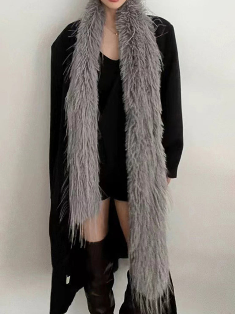 Faux Fur Special Occasion Scarf Shawl