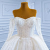 ChicSew Luxurious Off Shoulder Ball Gown Wedding Dress With Sequin