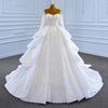 ChicSew Luxurious Off Shoulder Ball Gown Wedding Dress With Sequin
