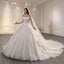 ChicSew Luxurious Off Shoulder Ball Gown Wedding Dress With Sequin