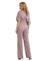 Modern Asymmetrical Short Sleeves Wedding Pantsuits For Mother Of The Bride
