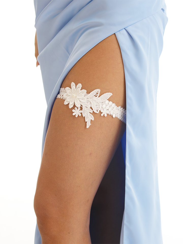 Lace Bridal Garter / Floral Garter Elegant Garter/ Women's Wedding Garter/ Sexy Lace Garter