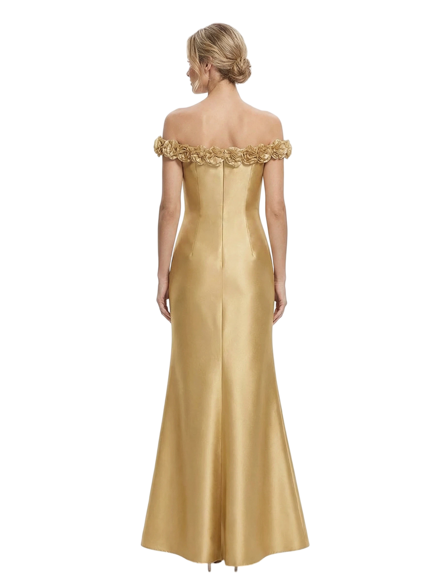 Chicsew Elegant Off Shoulder Satin Mermaid Mother Of The Bride Dresses