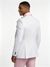 Color Blocking 2 Piece Men's Suit with Regular Fit and Sophisticated Peak Lapel